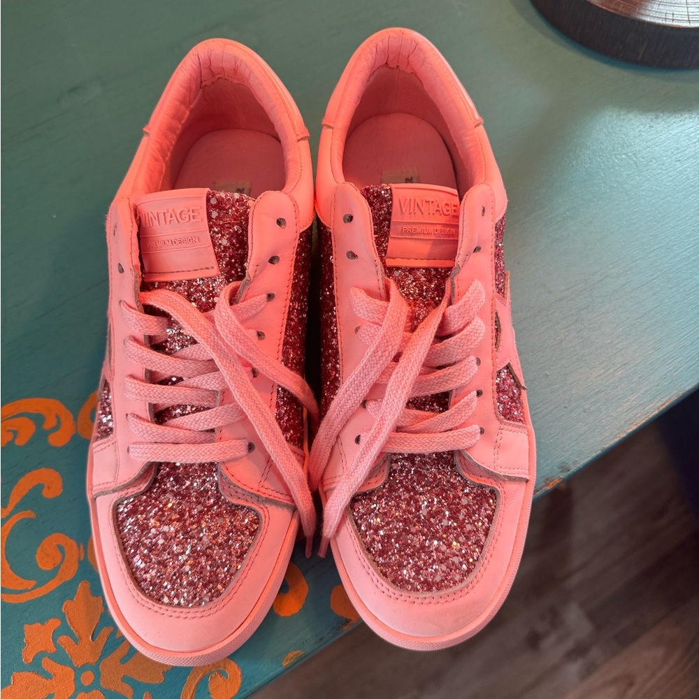 COPY - Vintage Havana Barbie pink/sequined shoes.  Never worn but no tags/box. …